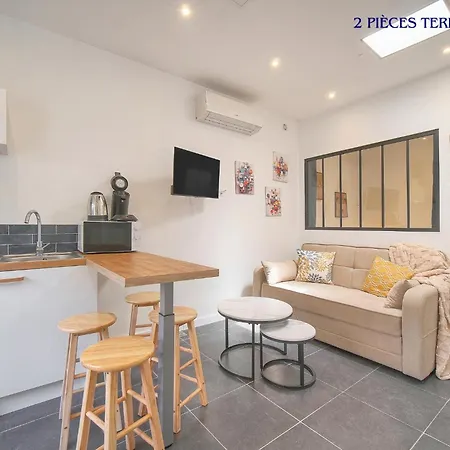 Vca House -5 - 15min Mer- Wifi-clim * Канны