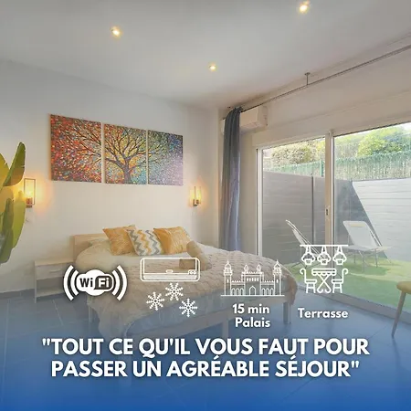 Lägenhet Vca House -5 - 15min Mer- Wifi-clim *