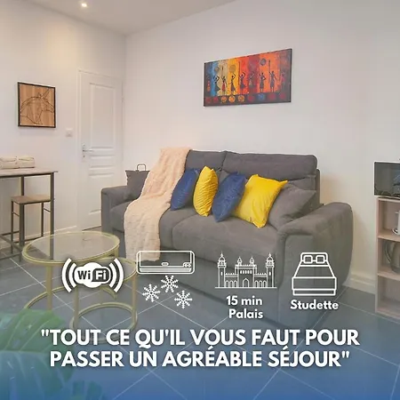 Vca House -5 - 15min Mer- Wifi-clim *