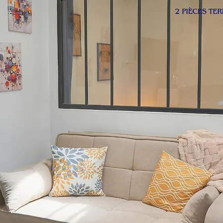 Vca House -5 - 15min Mer- Wifi-clim 칸느